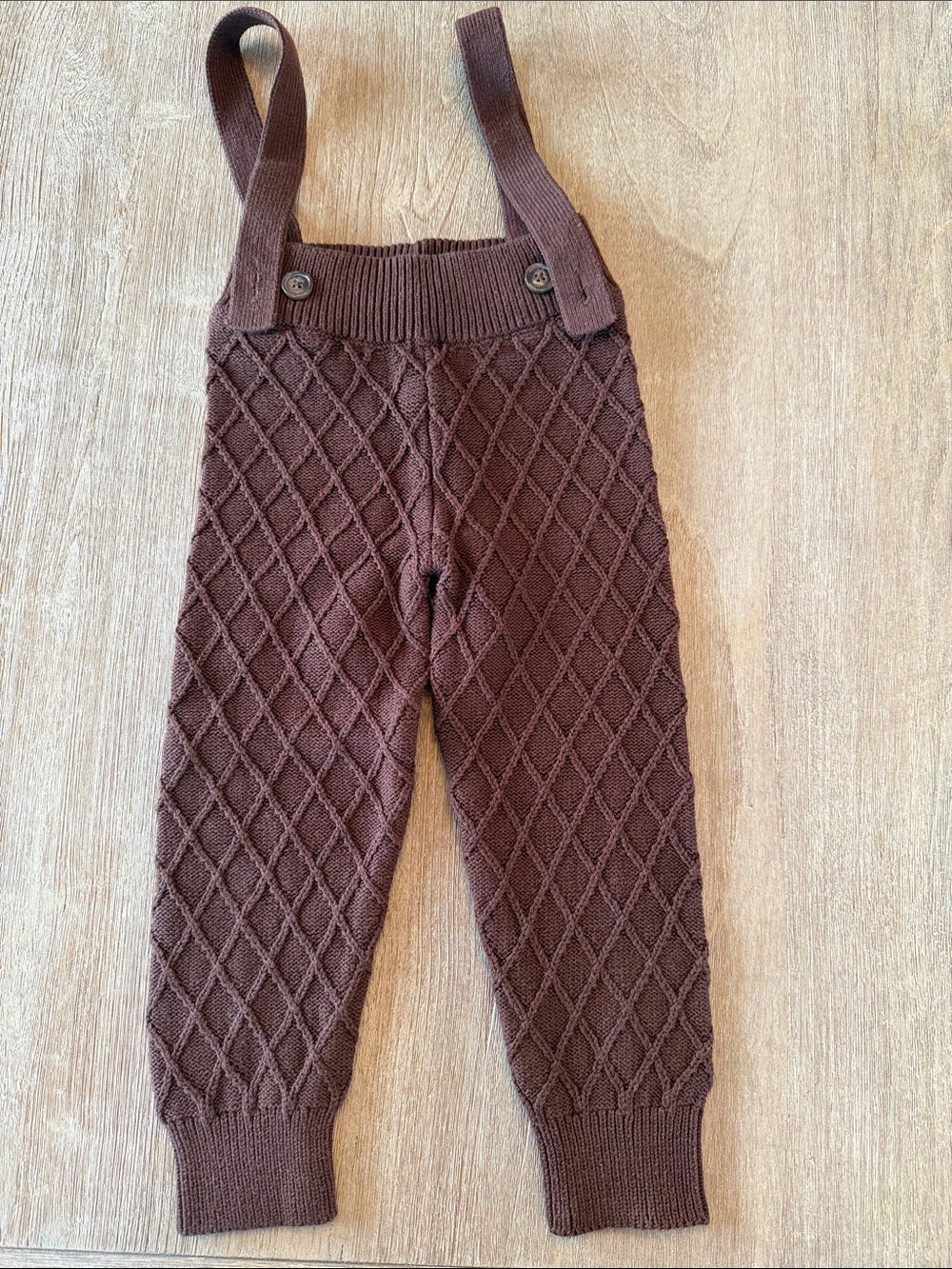 Jamie Kay Brown Knot Suspender Pants